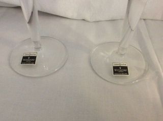 Waterford Crystal John Rocha Signature White Wine Glass Pair NIB 5