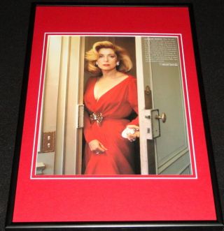 Catherine Deneuve 1989 Framed 12x18 Photo Display