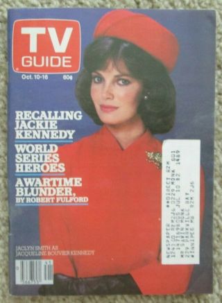 Jaclyn Smith 1981 Canada Tv Guide Charlies Angels Jackie Kennedy Meredith Baxter