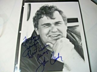 John Candy - Autographed / Signed 1989 8 X 10 B & W Photo