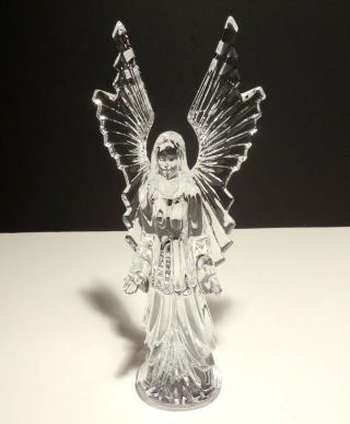 Waterford Crystal Angel Of Light Nativity Figurine 8 1/2 " Tall