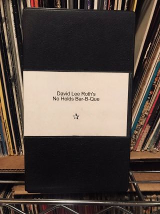 David Lee Roth No Holds Bar - B - Que Vhs Bbq Van Halen Ultra Rare
