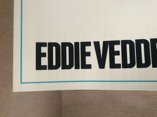 Eddie Vedder - Ohana Festival 2019 Tour SE Print Justin Erickson Pearl Jam 2