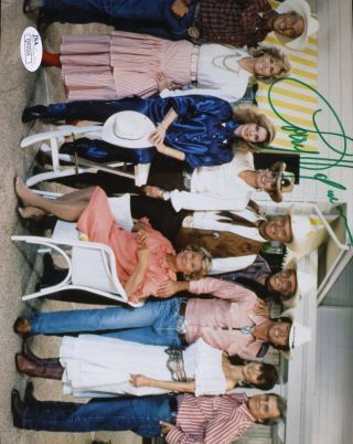 Larry Hagman Dallas Jsa Hand Signed 8x10 Photo Authenticated Autograph