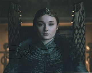 Sophie Turner Game Of Thrones Autographed Signed 8x10 Photo 2019 - 1
