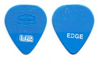 U2 Edge Signature Blue Molded Guitar Pick 2 - 2011 360 Tour