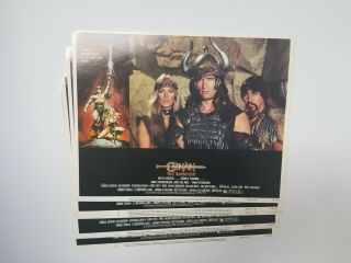 1982 Conan The Barbarian Lobby Card Set 11 " X14 " Arnold Schwarzenegger Fantasy