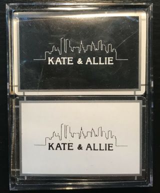Nos Kate & Allie Playing Cards Cbs Television Tv Swag Iob 1980s
