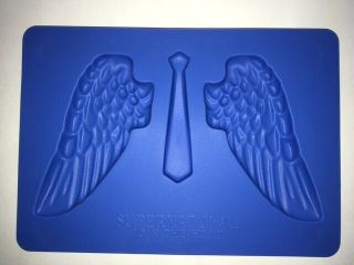 Supernatural Castiel Silicone Mold Angel Wings & Tie For Candy Chocolate Ice