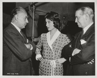 Audrey Hepburn,  Maurice Chevalier,  Charles Boyer Orig 1957 On - Set Candid