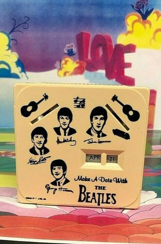 Beatles - " Make A Date With The Beatles " Calendar Bank Nems 1964 - - - 1701