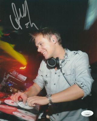 Armin Van Buuren Signed 8x10 Photo W/proof Jsa Authenticated 1