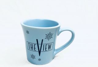 The View Abc Tv Daytime Talk Show Blue Snowflake Mug