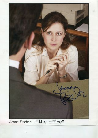 Jenna Fischer Signed " The Office " 8x10 " Photo