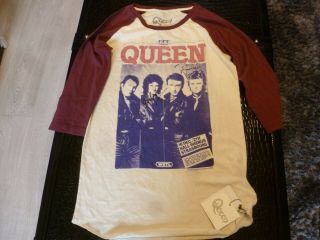 Queen,  Freddie Mercury,  Roger Taylor,  Brian May Signed T - Shirt,  Bought From Mpt