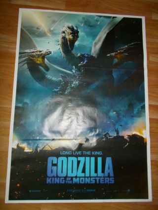 Godzilla King Of Monsters 2019 Orig Promo Poster India Ltd Stock