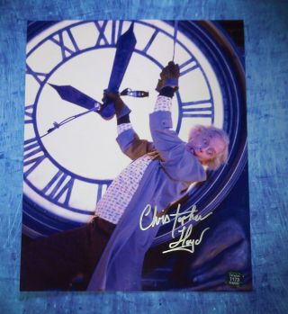 Christopher Lloyd Hand Signed 8x10 Photo,  Proof Back To The Future