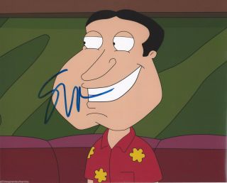 Seth Macfarlane Signed Glenn Quagmire 8x10 Photo W/coa Family Guy Creator Ted 2