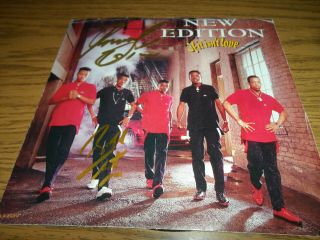 Edition Signed Autographed Vinyl 45 By Johnny Gill & Ralph Tresvant