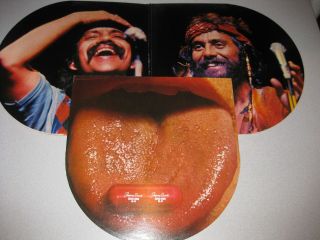 CHEECH & CHONG SIGNED Autograph Vinyl LP Record Album Cover Beckett Sticker 2