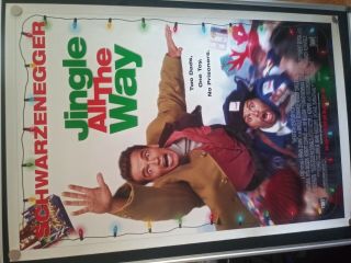 Jingle All The Way Arnold Schwarzenegger D/s 27x40 Movie Poster 1996