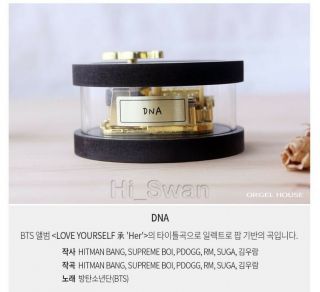 [Orgel House] - BTS DNA LOVE YOURSELF 承 ' Her ' Title Orgel Cover Official Goods 5