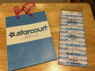Stranger Things Starcourt Mall Gift Bag And Tissue Paper Netflix (, Bonus Tissue)