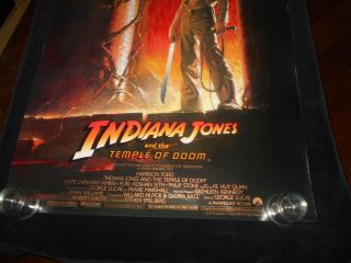Indiana Jones And The Temple Of Doom Style A Rolled One Sheet Poster 4
