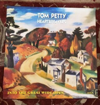 Tom Petty Into The Great Wide Open Rare Promotional Poster 24 " X24 "