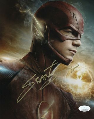 Grant Gustin The Flash Autographed Signed 8x10 Photo Jsa 19k