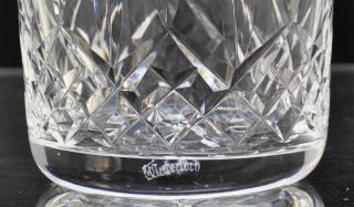 Set of 4 Waterford Cut Crystal Lismore Old Fashioned Tumblers 3