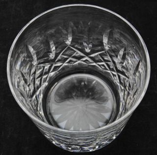 Set of 4 Waterford Cut Crystal Lismore Old Fashioned Tumblers 4