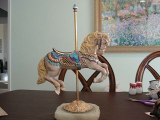 Ron Lee Carousel Horse Large 20 1/2 " By 12 1/2 Wide
