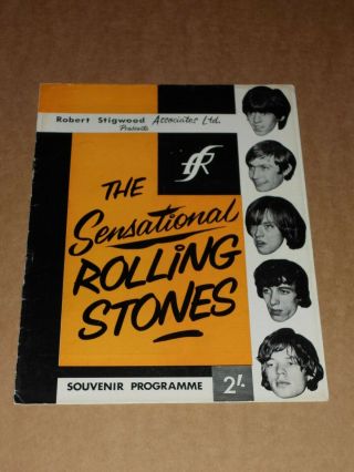 Rolling Stones 1964 Uk Tour Programme (inez & Charlie Foxx/mojos/mike Berry)