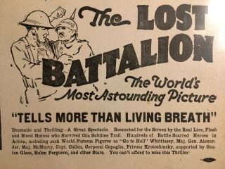 Early Wrestling Poster Circa 1920 Waino Ketonen Jack Fisher The Lost Battalion 5