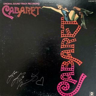 Liza Minnelli Hand Signed Autograph Lp Album - Cabaret
