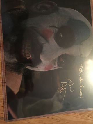 Sid Haig Signed 11/14 House Of 1000 Corpses Capt Spaulding The Devils Rejects