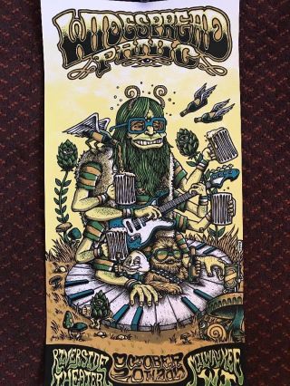 Official Widespread Panic Concert Poster Riverside Theater Milwaukee Friday N1