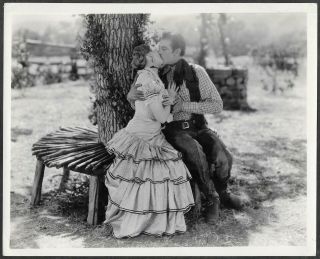 Thelma Todd Gary Cooper 1927 Silent Film Promo Photo Nevada Western