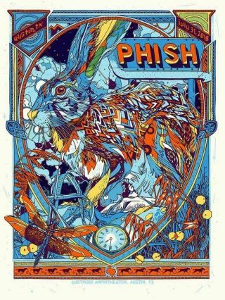 Phish Austin 360 Ampitheater Concert Poster Print Tyler Stout