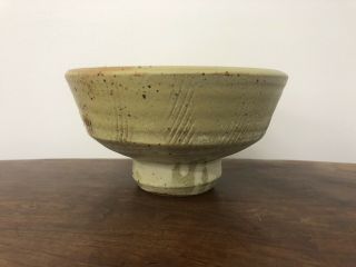 Warren Mackenzie Signed Tenmoku Studio Pottery Chawan Bowl.  Art 3 Large