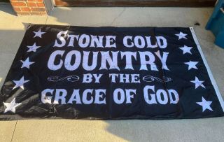 Brantley Gilbert Autograph Hand Signed Bg Nation Signal Flag Double Sided