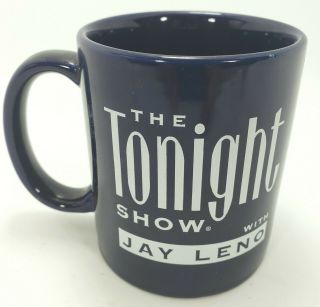 The Tonight Show With Jay Leno Guest One Coffee Mug Cup Dark Blue