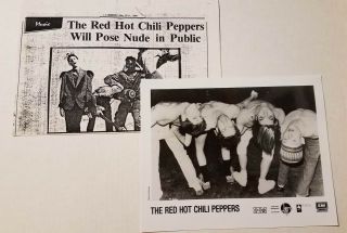 Red Hot Chili Peppers - 1984 Vintage Press Release - St Andrew 