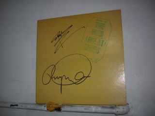 The Who Signed Lp Live At The Leeds Roger Daltry Pete Townshend