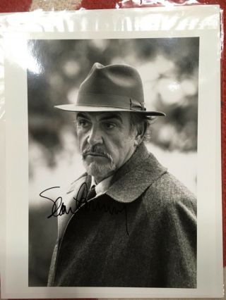 Authentic Sean Connery Signed Photo Autographed Hollywood Legend 007,  Bond