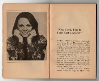 Valerie Harper,  Rhoda Morgenstern Book ' All About Rhoda ' 1975; Mary Tyler Moore 3