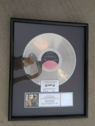 Anita Baker Riaa Platinum Sales Award Plaque (giving You The Best That I Got)