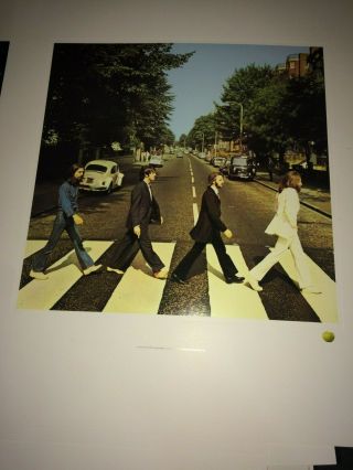 The Beatles Abbey Road Official Apple Art Print John Lennon Paul Mccartney