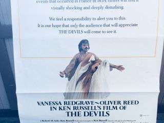 THE DEVILS ONE SHEET MOVIE POSTER OLIVER REED KEN RUSSELL (1971) 4